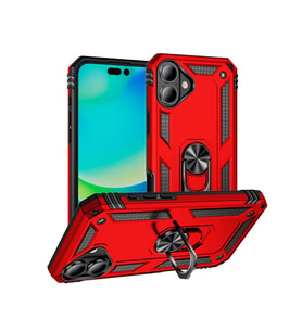 Apple iPhone 16 Plus Uyumlu Kılıf Zore Vega Kapak (Kırmızı)