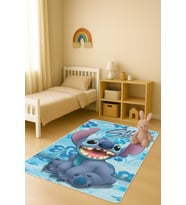 Modern Dijital Baskı Kaymaz Taban Çocuk ve Genç Odası Halısı H0992