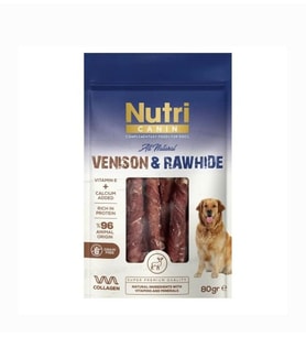 Nutri Canin Geyik Etli Sargılı Kemik 80 gr