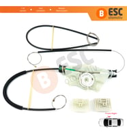 VW Touareg MK1 7L Porsche Cayenne 9PA 955 957 2002-2010 İçin Elektrikli Ön Sağ Cam Kriko Tamir Seti