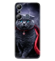 Infınix Hot 20i Kılıf Silikon Desen Özel Seri Super Cat 1666