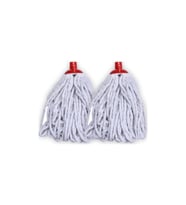 Örgü Püsküllü Mop Başlığı 250 Gr 2'li, Temizlik Kolaylığı ve Konforu