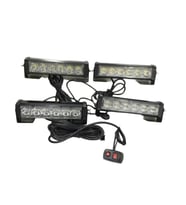 Space Çakar Lamba Power Ledli 4'lü Kırmızı-Beyaz/Mavi-Beyaz 12V/ LAPA194 (Karışık)
