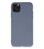Newface Apple iPhone 11 Pro Max Kılıf Nano içi Kadife Silikon - Gri