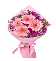 PEMBE FİYONK GERBERA HÜSNÜYUSUF