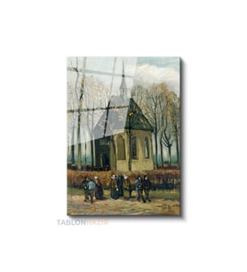 Dikey Cam Tablo Salon Duvar Tablosu Dikey Cam Vangogh 107 Yeni Ev Hediyesi Ofis Tablosu