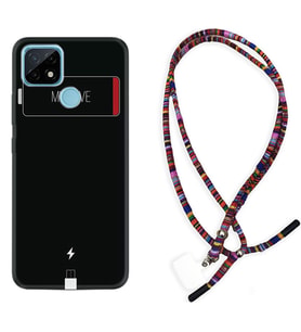 Realme C11 C21 C21Y C25Y C11 2021 Kılıf Boyun Asklı Rasta Silikon My Love 1402
