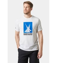 Helly Hansen Hp Race Graphic Erkek Tişört HHA.34419 001 (Beyaz)