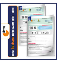 KPSS Ön Lisans 2018-2020 ÖSYM Çıkmış Soru Tıpkı Basım Türkiye Geneli D.Çözümlü D (Beyaz)