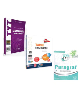 TYT Hız ve Renk Tarih Karekök Matematik Palme Paragraf Soru Bankası 3 Kitap Set