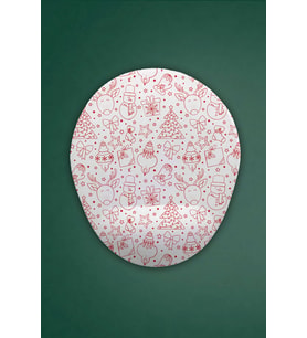 Yılbaşı Temalı Bilek Destekli Mouse Pad