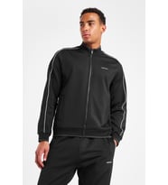 Erkek Fermuarlı Sweatshirt 25N-1150 (Siyah)