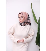 Renkli Karma Desen Dijital Soft Eşarp