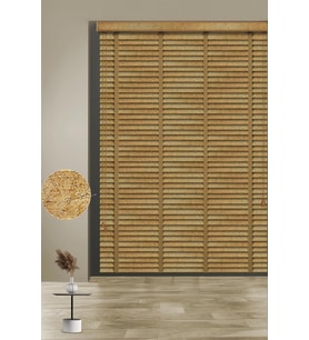 Bayeliss 104 Antik Desen Parlak Sarı Polywood Jaluzi