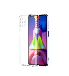 Lexroo Galaxy M51 Kılıf Kamera Korumalı Süper Silikon Kılıf - Renksiz