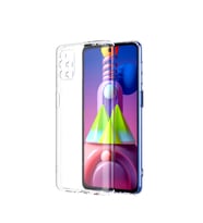Lexroo Galaxy M51 Kılıf Kamera Korumalı Süper Silikon Kılıf - Renksiz