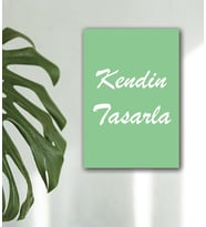 Kişiye Özel Kendin Tasarla  Tasarımlı Kanvas Tablo 30-50 cm