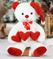 90 Cm Üç Kalpli Noel Ayıcığı