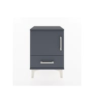 Arges Komodin 2 Raflı Tek Kapaklı 44x30x64 Antrasit-Antrasit