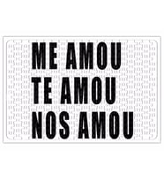 Me Amou Te Amou Nos Amou Branca Puzzle 240 Parça Yapboz