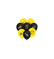 Inşaat Baskılı 12" Pastel Balon 10 Lu