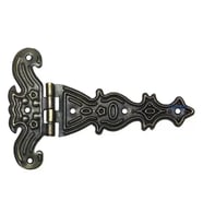 Dekoratif, Sac Tek Kuyruklu Menteşe - 69x102 Mm, Büyük, Antik, 1 Adet