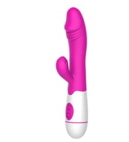 Do it Love - Rabbit Vibratör Dildo - Çift İşlevli Titreşimli - Vajinal ve  Mastürbatör - Pembe (STD)