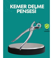 Deri Delme Pensesi 6 Uçlu Ayarlanabilir Kemer Delme Aleti Profesyonel Kullanım