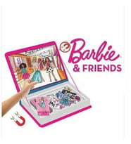 Kız Çocuk Barbie Bebek Manyetik Kıyafet Giydirme Oyunu 62 Parça