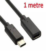 Type-C Erkek-Dişi Kablo 1 metre