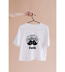 Babalar Günü Tasarımlı Tişört Kişiye Özel ( Unisex - Büyük - Çocuk )