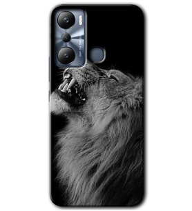 İnfinix Hot 20i Kılıf HD Desen Baskılı Kılıf - Lion