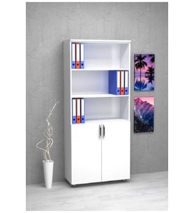 Dosya Dolabı Yarım Kapak 70x35x185 Cm (beyaz)