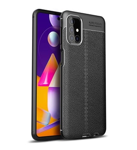 Samsung Galaxy M31s Kılıf Auto Focus Kapak - Siyah