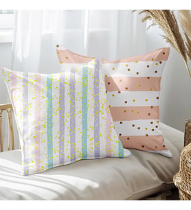 eJOYA Modern Tasarımlı 2'li Yastık İçi Ve Kırlent Kılıfı 45cm 113540