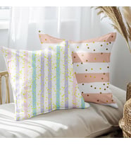 eJOYA Modern Tasarımlı 2'li Yastık İçi Ve Kırlent Kılıfı 45cm 113540