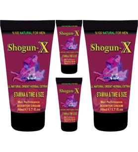 Firesx: Shogun-X Extra Size Cream 4 Adet 50ML Erkeklere Boostenlargetime