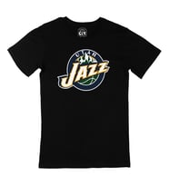 Utah Jazz Siyah Tişört