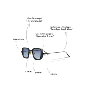 ROYAL EYEWEAR YW657-YEŞİL UNISEX GÜNEŞ GÖZLÜĞÜ