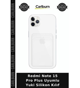 Redmi Note 15 Pro Plus Uyumlu Yuki Silikon Kılıf Mobil Parça Cep Kılıfı