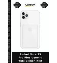Redmi Note 15 Pro Plus Uyumlu Yuki Silikon Kılıf Mobil Parça Cep Kılıfı