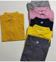 Firmalara Özel Logo Baskılı 10 Adet Polo Yaka Tişört (Hardal Sarısı)