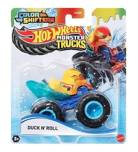 Hot Wheels Monster Trucks Color Shifters Ducknroll Oyuncak Araba 194735289332