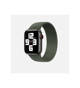 Apple Watch 44mm Uyumlu Kordon Hasır Örgü Esnek KRD-32 Small Kayış