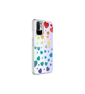 Xiaomi Poco M5S Uyumlu Kılıf Zore M-Blue Desenli Kapak