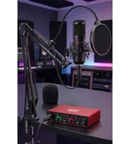 Midex GLX Paket-2 BM800 And Mikrofon Ses Kartı + Stand Set