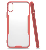 Newface Apple iPhone X Kılıf Platin Silikon - Pembe