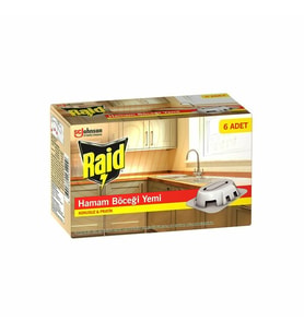 RAİD 6 PARÇA  HAMAM BÖCEK YEMİ