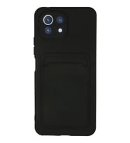 Newface Xiaomi Mi 11 Kılıf Kelvin Kartvizitli Silikon - Siyah
