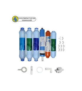 Fluxtek Kapalı Kasa Su arıtma cihazlarına uygun Sertifikalı 6lı Pera Water mineral Pallas mebran